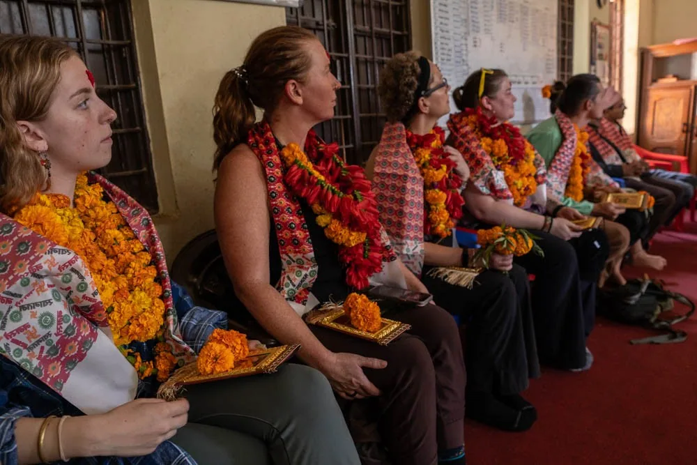 A visit to the village school
